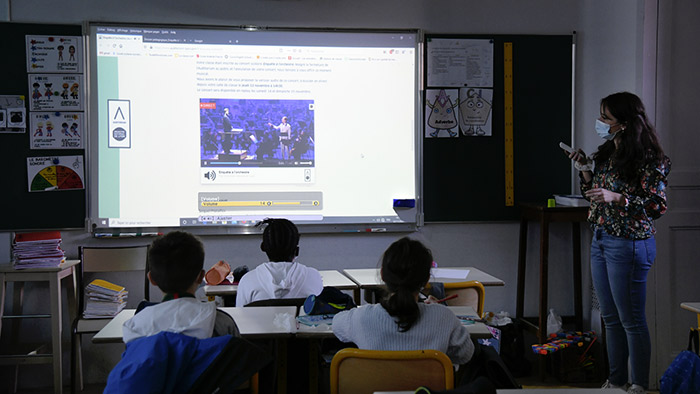 Diffusion audio du concert Enquête à l'orchestre dans l'école Anatole France (3è)
