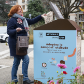 Déploiement des bornes biodéchets dans le 8e 